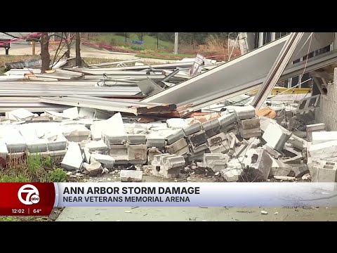 Severe storms cause damage in Ann Arbor