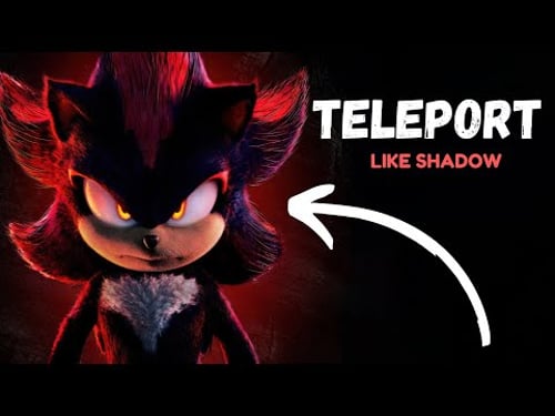 I Recreated Shadow’s Teleportation in Real Life (Sonic 3 VFX) With After Effects