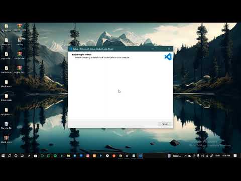 setting up development environment and vscode installation