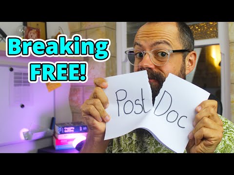Escaping the PostDoc trap: Your ONLY options