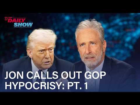 Jon Sniffs Out GOP's Hypocrisy on War, Free Speech, Gun Violence & Disaster Relief | The Daily Show