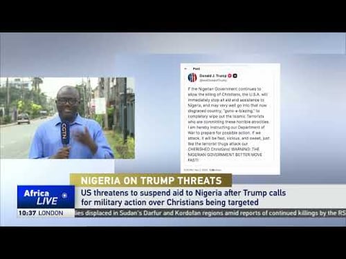 Nigerian President denies Trump's claims of Christian persecution amid military threat.