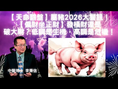【天命翻盤】屬豬2026大警訊!【福蔭與劫煞的對決】能逃過命運的死符與小耗嗎?【偏財坐正財】發橫財還是破大財?屬豬人財運真相揭密!【月德貴人入命】祖德護體?還是天命試煉?2026屬豬關鍵命運線!