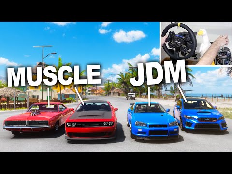 Muscle Cars vs JDM cars! - Forza Horizon 5