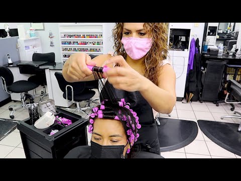 Como Hacer Permanente De Cabello Ondulado | Permanente Rizado En Cabello Largo De Mujer