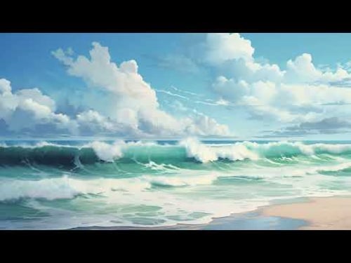 Beach TV art | screensaver for Samsung Frame TV | wallpaper TV art | chill ambience | ocean views