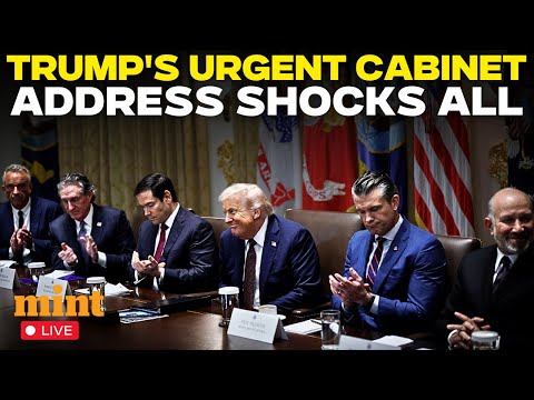 Trump Cabinet Meeting Live | Donald Trump Makes Huge Announcement | White House | Hamas | Israel
