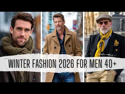 Winter Fashion 2026 for Men Over 40: Smart Looks That Always Feel Modern