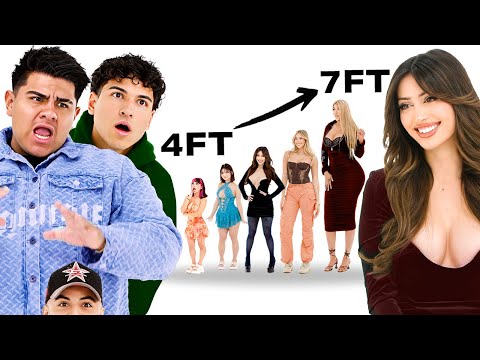 Blind Dating 8 Girls from Shortest to Tallest