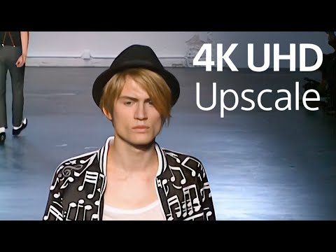 DIOR HOMME 2006 SPRING SUMMER BY HEDI SLIMANE/ AP FOOTAGE / 4K UPSCALE