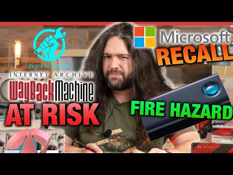 Tip Line - Microsoft Recall Bypass, Burning Battery Banks, Right to Repair Laws