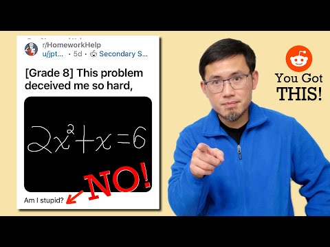 This problem deceived me so hard, am I stupid? Factoring & quadratic formula, Reddit r/Homeworkhelp