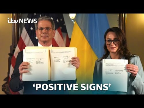 Why the US-Ukraine minerals deal is so important for the war and President Trump | ITV News