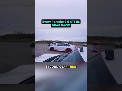 Every Porsche GT3 RS DRAG RACE!
