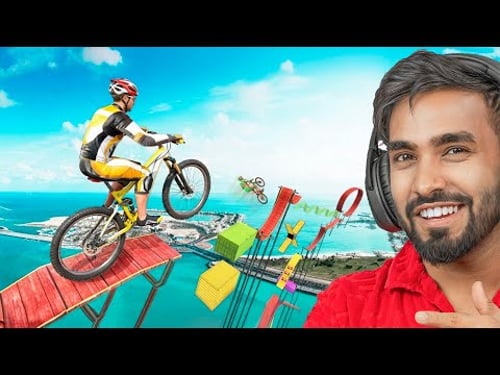 EXTREME BIKE OBSTACLE COURSE