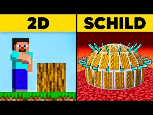 Wusstest du, dass es diese MINECRAFT DINGE wirklich gibt?