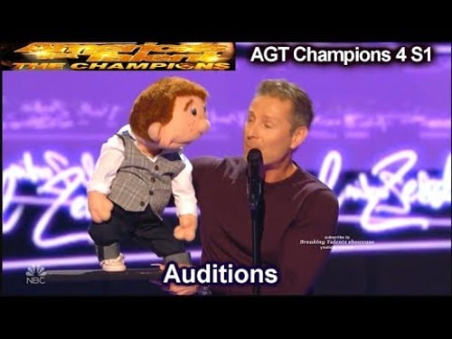 Paul Zerdin Ventriloquist Beat Boxes Audition | America's Got Talent Champions 4 AGT