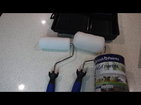 which paint and roller to use on doors trims and cupboards