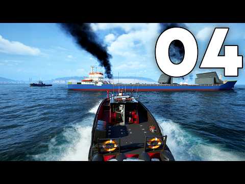 Massive Ship Fire in the Harbor - Seafarer Ship Simulator - Part 4