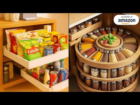 10 Amazon Kitchen Organizers You Didn't Know You Needed (Space Saving Hacks!) #kitchen