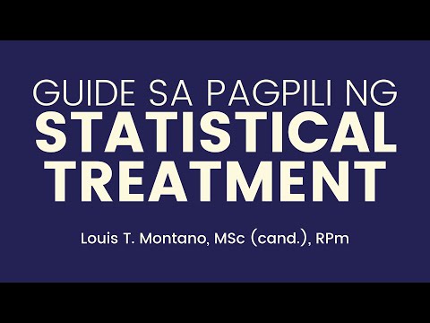 Guide sa Pagpili ng Statistical Treatment Part 1