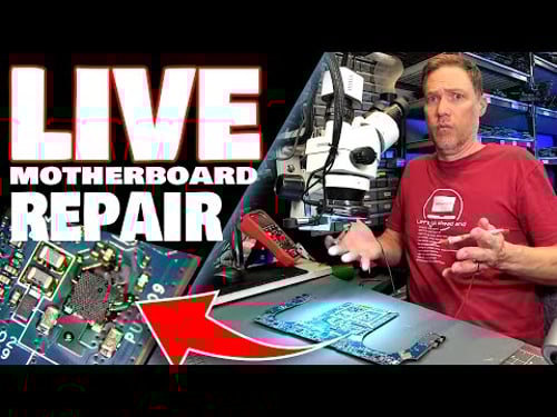 Live Laptop Motherboard Repair- But Viewers Choose What I Fix!
