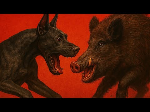 Apollo among the dogs - Great Dane! Fearless Hunter or Gentle Giant?