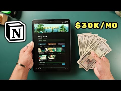 How I make $30,000/Month Selling Notion Templates