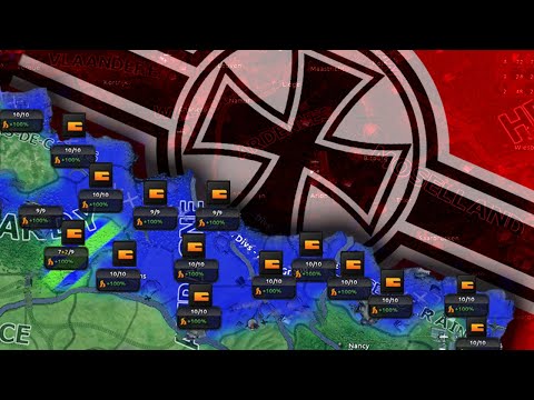 I Built A 10,000 KM Maginot Line! Can France Survive?