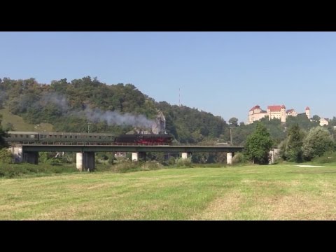 Laute Auspuffschläge, lange Züge - Dampfloks unterwegs in 2016 Teil1