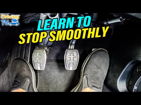 HOW TO BRAKE AND STOP THE CAR SMOOTHLY | Feet Control For Smooth Stop!