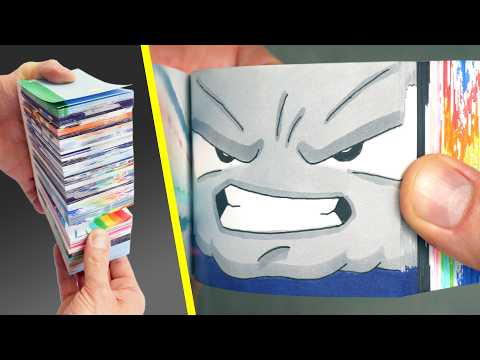 My BIGGEST Flipbook EVER - The RETURN of Grumpy Cloud