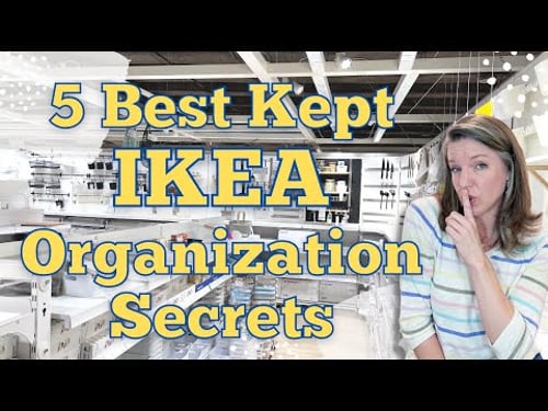 Best Kept IKEA Organization Secrets || Craft Room Organization