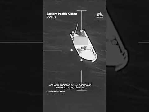 U.S. military launches new strikes on three suspected drug boats, killing eight