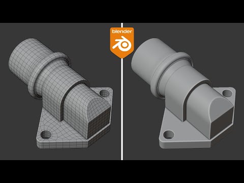 Blender Practice: Modeling a Mechanical Part