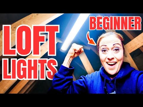 The BEST attic/loft lights installation for BEGINNERS? {No Electrician Needed!}