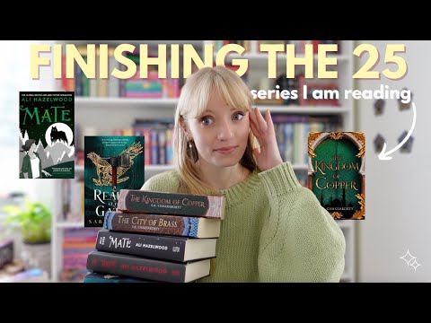 Finishing every series I am currently reading *VLOG*