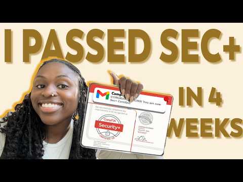 Your guide to passing CompTIA Sec+ in 4 weeks