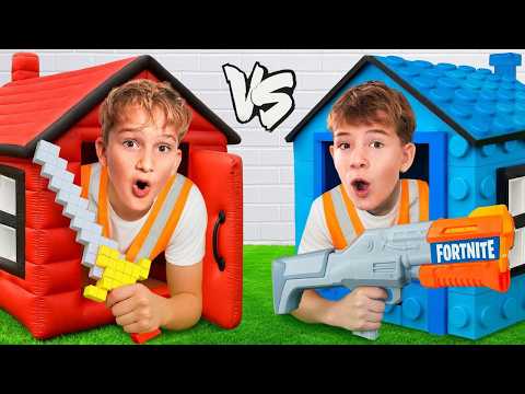 Who Builds the Best COLORED HOUSE WINS!