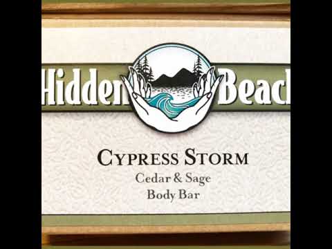 Cypress Storm Body Bar by Hidden Beach Soap Company