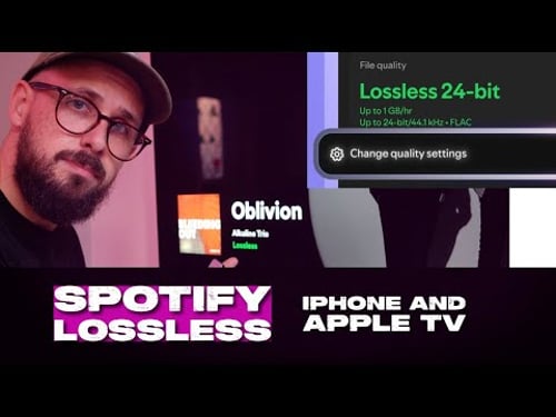 Spotify Lossless Is Here! - iPhone and Apple TV Setup