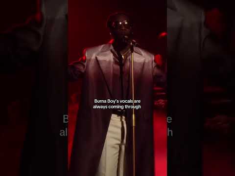 Burna Boy performing “Love” on Jimmy Fallon 🔥 #jimmyfallon