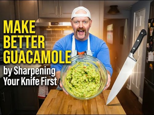 Make Better Guacamole by Sharpening Your Knife First