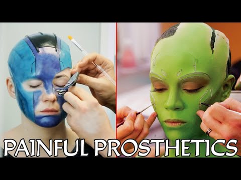 Guardians of the Galaxy Cast Painful Makeup Process | Behind The Scenes