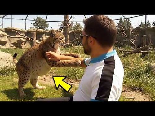 Pregnant Bobcat Refuses to Let Her Keeper Leave, Everyone Laughed—Until the Truth Left Them in Tears