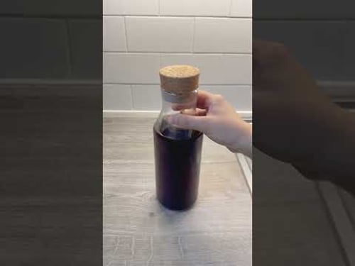 Easy 2 Step Cold Brew Recipe #coldbrew #recipeshorts #icedcoffee