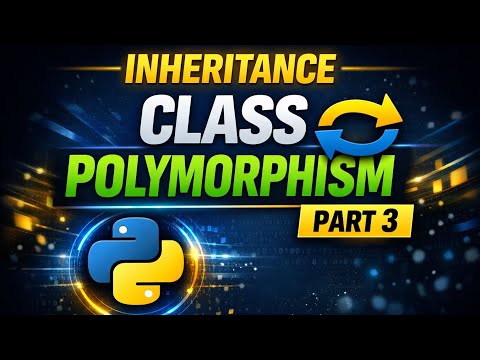 Inheritance Class Polymorphism in Python || Part 3 #inheritance #class #polymorphism
