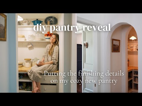I built my dream pantry // DIY Pantry Ideas // English Country Pantry // DIY Pantry Renovation