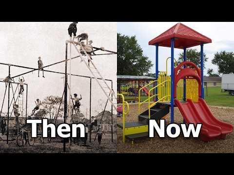 Early Playgrounds Were Terrifying