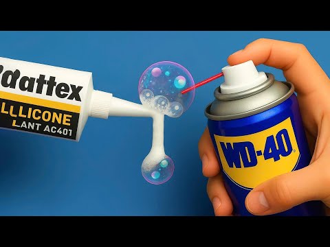 Great idea! Mix WD-40 and SILICONE + ACETONE you will be amazed with the result! | Inventor Hacks